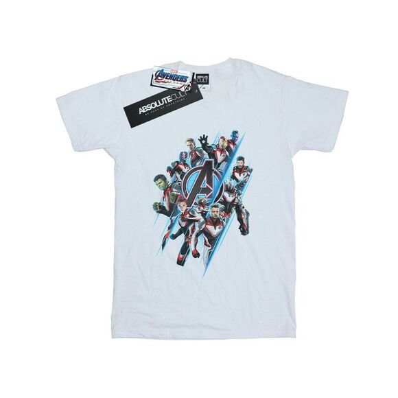 T-Shirt Uomo Marvel Avengers Endgame Logo – Blu, Cotone, Taglia L - 2